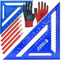 KĄTOWNIK STOLARSKI CIESIELSKI ALUMINIOWY 12" 30x30 PRZYMIAR BUDOWLANY