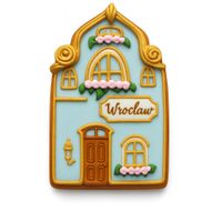 CIASTKO LUKROWANE BLOSSOME CAFE MINI KAMIENICZKA BLUE RĘCZNIE ROBIONE