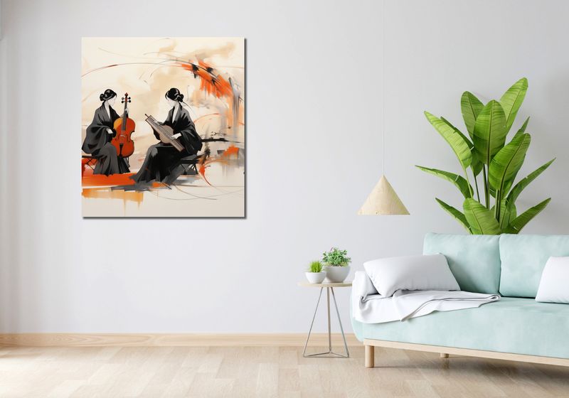 Obraz 90x100cm Harmonia Ciszy zdjęcie 2