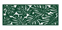 Bieżnik obrus DEKOR 40x120 monstera AŻUR zielony