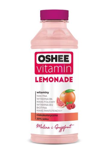 OSHEE Vitamin Lemonade malina - grejpfrut 555 ml na Arena.pl
