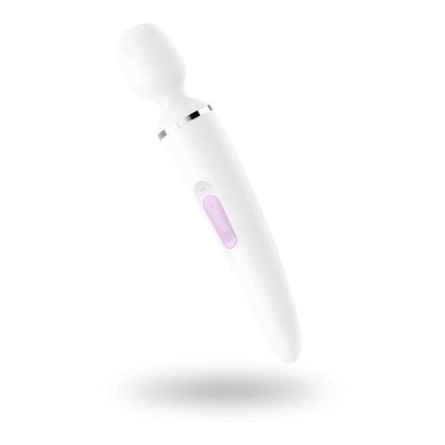 Wibrator - Satisfyer Wand-er Woman (White/Chrome) na Arena.pl