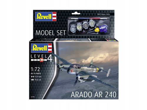 Arado Ar-240 Revell 63798 Skala 1/72 na Arena.pl