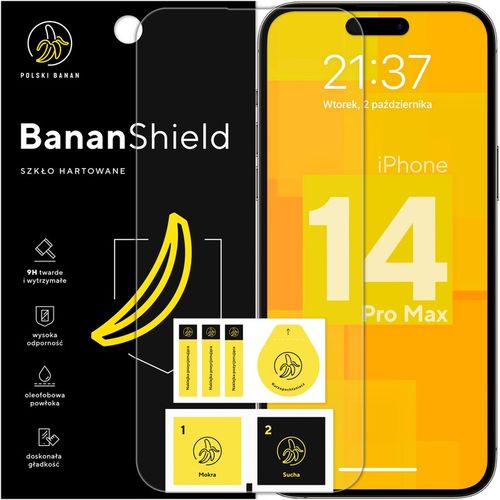 Szkło hartowane 9H BananShield do Apple iPhone 14 Pro Max na Arena.pl