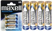 4x Baterie AA 1,5V Alkaline MAXELL LR6