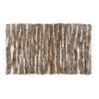 Tkany dywan z owczej skóry Czekoladowy 60 x 100