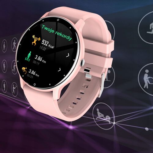 Zegarek SMARTWATCH SMS KROKI PULS POLSKIE MENU na Arena.pl