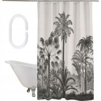 ZASŁONA PRYSZNICOWA TEKSTYLNA KOTARA DO WANNY ZASŁONKA POD PRYSZNIC KURTYNA