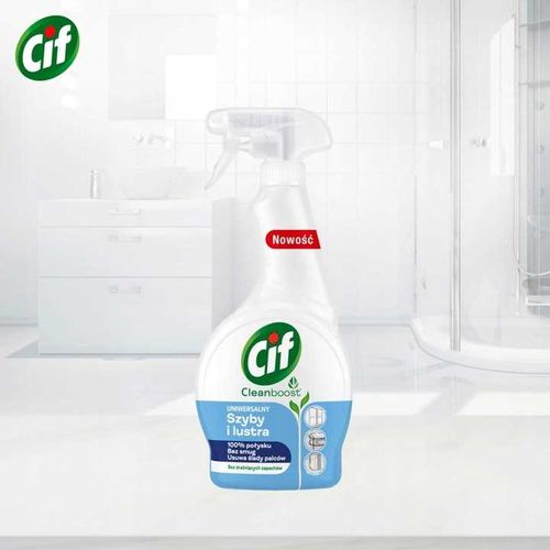 cif cleanboost uniwersalny płyn do szyb i luster 500ml na Arena.pl