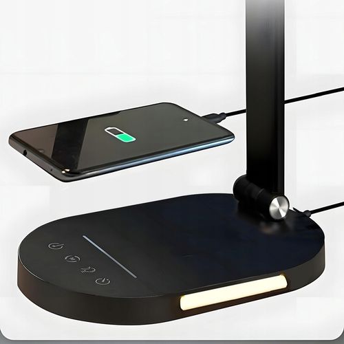 Podwójna Lampka Biurkowa LED Lampa na Biurko Kreślarska 24W Aluminium na Arena.pl