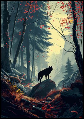 Plakat 70x100cm Leśne Echa na Arena.pl