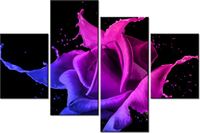 140CM 70 OBRAZ RÓŻA FARB JAKUB BANAŚ ŚCIENNY