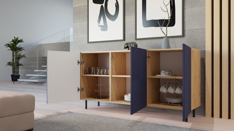 Komoda KAMA 3D/K ARISAN GRANAT zdjęcie 7