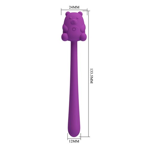cute bear, flirting stick, 7 vibration functions, magnetic usb charging na Arena.pl