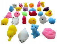28 X Mochi Squishy Gniotek - Idealne do Obniżania Stresu, Zestaw Zabawek