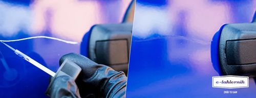 lakier zaprawka + bezbarwny zaprawkowy samochodowy bmw 317 orientblau na Arena.pl