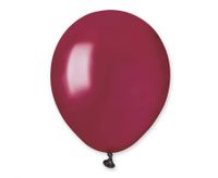 Balony pastelowe bordowy winny matowy #101, 12 cm 3 szt.