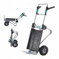 Wózek SKŁADANY 2 w 1 terenowy TRANSPORTOWY obciążenie do 200 kg TACZKA