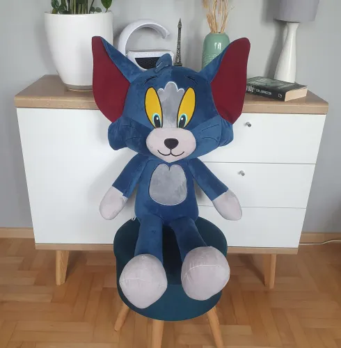 WIELKI KOT TOM & JERRY MASKOTKA PLUSZAK MISIEK PLUSZOWY PODUSZKA 90cm na Arena.pl