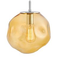 LAMPA wisząca AVIA M 10417115 Kaspa szklana OPRAWA zwis bursztynowy