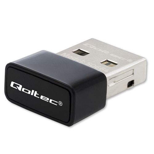 Qoltec Bezprzewodowy Mini Adapter USB Wi-Fi | Standard AC | 650Mbps na Arena.pl