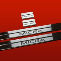 Listwa progowa NISSAN MICRA K13 Stal nierdzewna 304 połysk 4szt