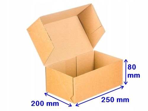 karton fasonowy 250x200x80mm 3w e 380g/m2 na Arena.pl