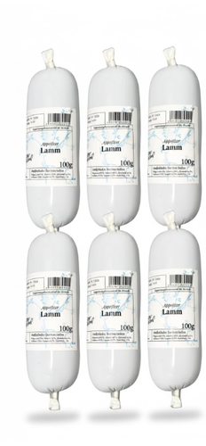 6x100g Kiełbaska z jagnięciną i bobem 100g monobiałkowy przysmak dla psa na Arena.pl