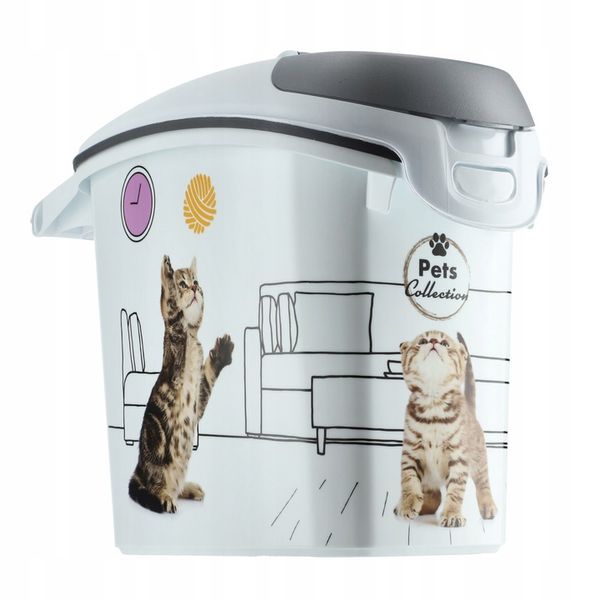 CURVER POJEMNIK NA SUCHĄ KARMĘ ŻWIREK DLA KOTA 15L zdjęcie 3