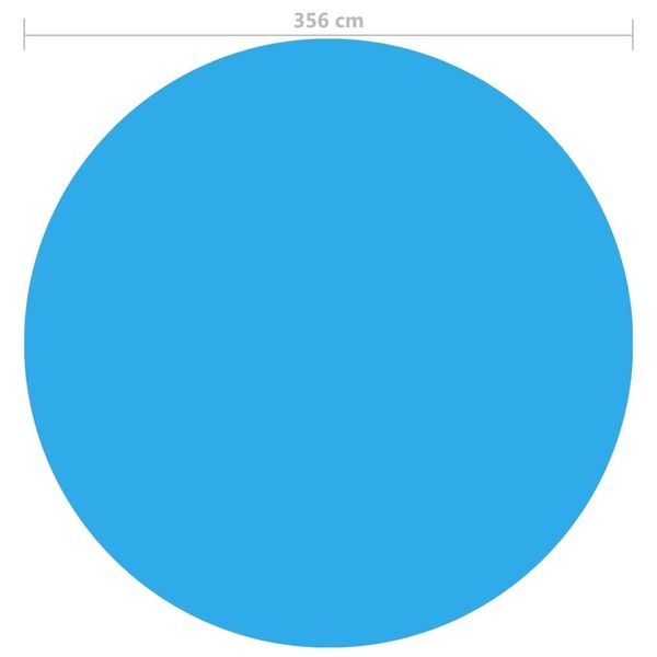 Emaga Pokrywa na basen, niebieska, 365 cm, PE zdjęcie 4
