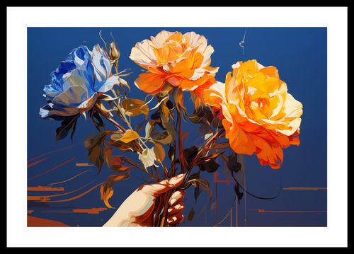 Plakat 45x30cm Żywy Uścisk na Arena.pl