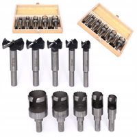 Zestaw wierteł sękowników i flekowników 10 sztuk elementów KD979