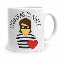 Kubek Prezent Dla Dziewczyny Skradłaś Mi Serce! Z Nadrukiem Ze Zdjęciem