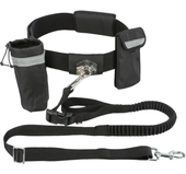 TRIXIE Pas biodrowy smycz zestaw psa do biegania joggingu z psem do 40kg L