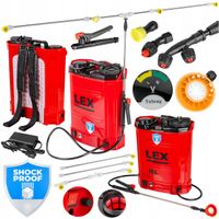 OPRYSKIWACZ SPRYSKIWACZ PLECAKOWY AKUMULATOROWY ELEKTRYCZNY ROZPYLACZ 16L