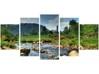 70CM 150CM OBRAZ 5 ELEM W DOLINIE GLENDALOUGH ŚCIENNY