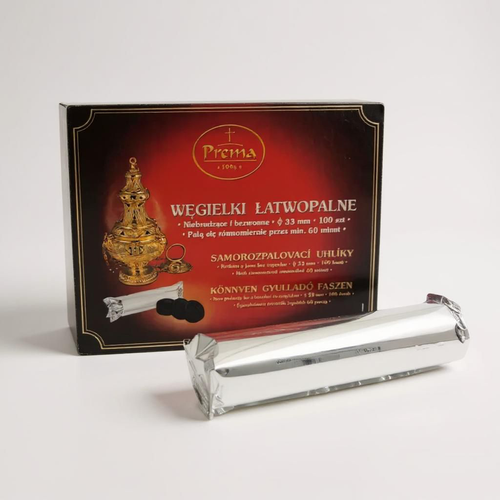 Węgle Do Trybularza 33Mm Opak 10Szt.  Prema na Arena.pl