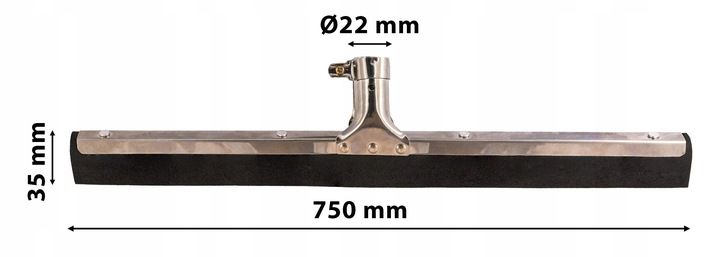 Ściągaczka do wody podłóg 75 cm trzonek + TRZONEK zdjęcie 2