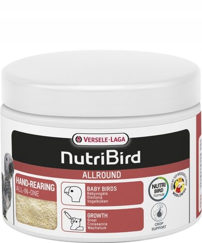 Pokarm dla piskląt papug NutriBird Allround 250 g + strzykawka do karmienia na Arena.pl