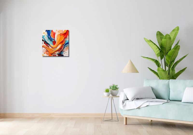 Obraz 40x40cm Taneczne Fale zdjęcie 2