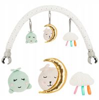 PAŁĄK ŁUK Z ZABAWKAMI DLA NIEMOWLĄT - MoMi ZIZI - UNIWERSALNY