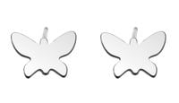 Srebrne Kolczyki Motyl Motylki Srebro 925