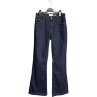 PULZ Damskie Spodnie Wygodne Jeansowe Dżinsowe Stylowe Granatowe Rozmiar 30