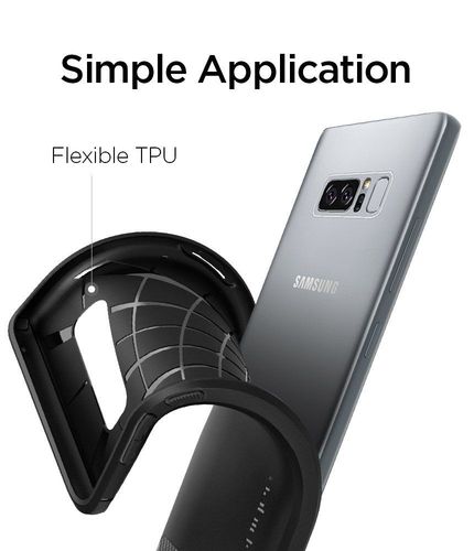 ETUI SPIGEN RUGGED ARMOR GALAXY NOTE 8 MATTE BLACK na Arena.pl