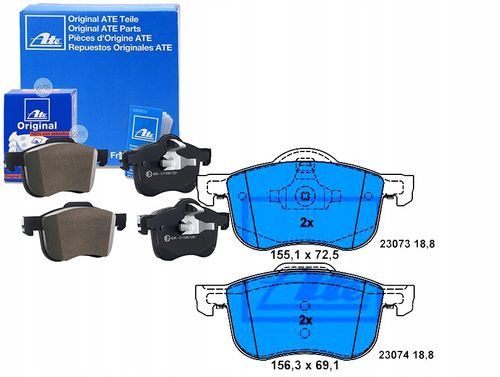 KLOCKI HAM PRZOD VOLVO S60,V70,S80 98- ATE na Arena.pl