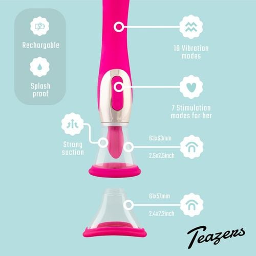 pleasure pump with g spot vibrator   pink na Arena.pl
