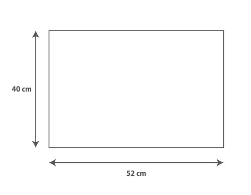 SZKLANA PODSTAWKA POD ZNICZE SZKŁO AKRYLOWE 52x40cm Czerń 486J na Arena.pl