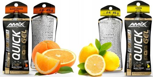 Amix Quick Gel SZYBKOWCHŁANIALNY ŻEL ENERGETYCZNY dla sportowców - kartonik na Arena.pl