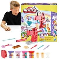 CIASTOLINA ZESTAW DLA DZIECI Play-Doh MAGICZNA LODZIARNIA HASBRO 3+