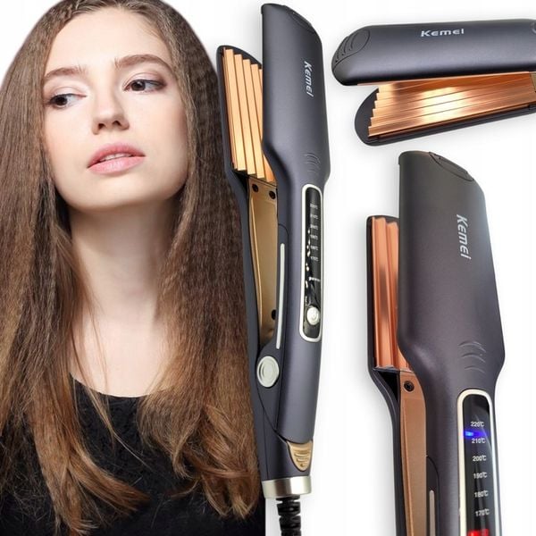 KARBOWNICA DO WŁOSÓW CERAMICZNA REGULACJA TEMP zdjęcie 1